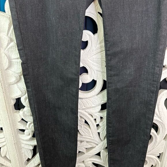 Eileen Fisher Pant Small Womens Black Wash Pull On Denim Slim Fit Stretch Size S - Picture 3 of 9